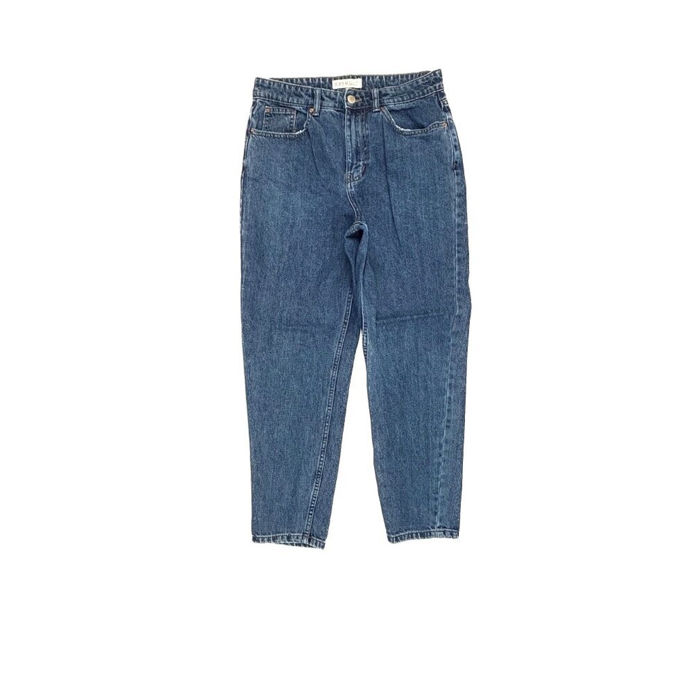 Denim Co Straight Leg‎ Tapered Women's Size 6 Dark Blue Denim jeans